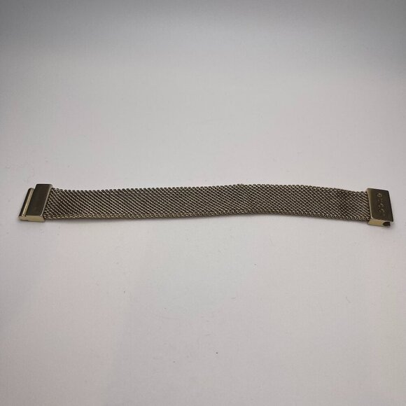 Gucci Gold-tone Mesh Bracelet w/ Slide-lock Closure - Preowned - Picture 6 of 7